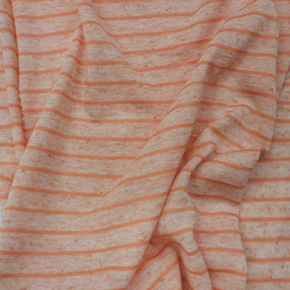 Lightweight Linen-Blend Stripe Knit